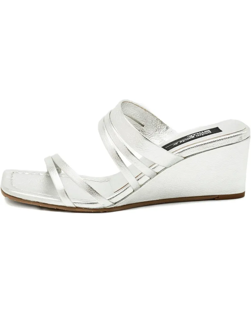 Pedro Garcia Sandalen mit Wedge-Absatz - Silber Silber