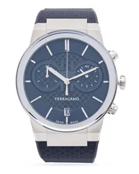 Ferragamo Sapphire Chronograph 41mm Blau