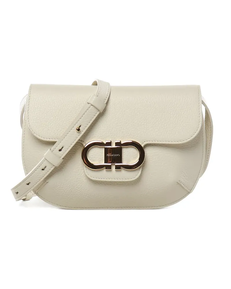 Ferragamo Umhängetasche mit Gancini-Detail - Nude Nude