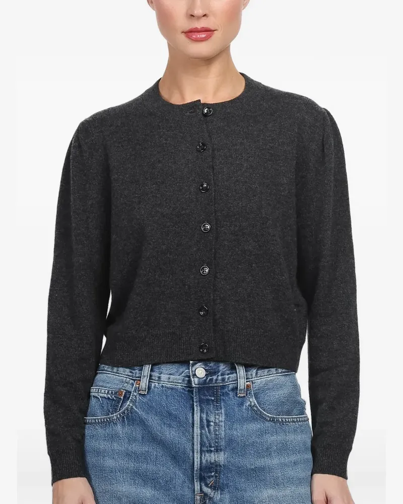 ALLUDE buttoned knitted cardigan - Grau Grau