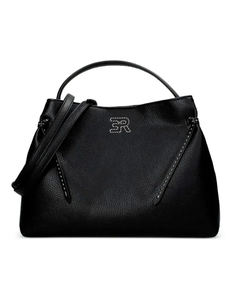 Ermanno Scervino logo-print tote bag - Schwarz Schwarz