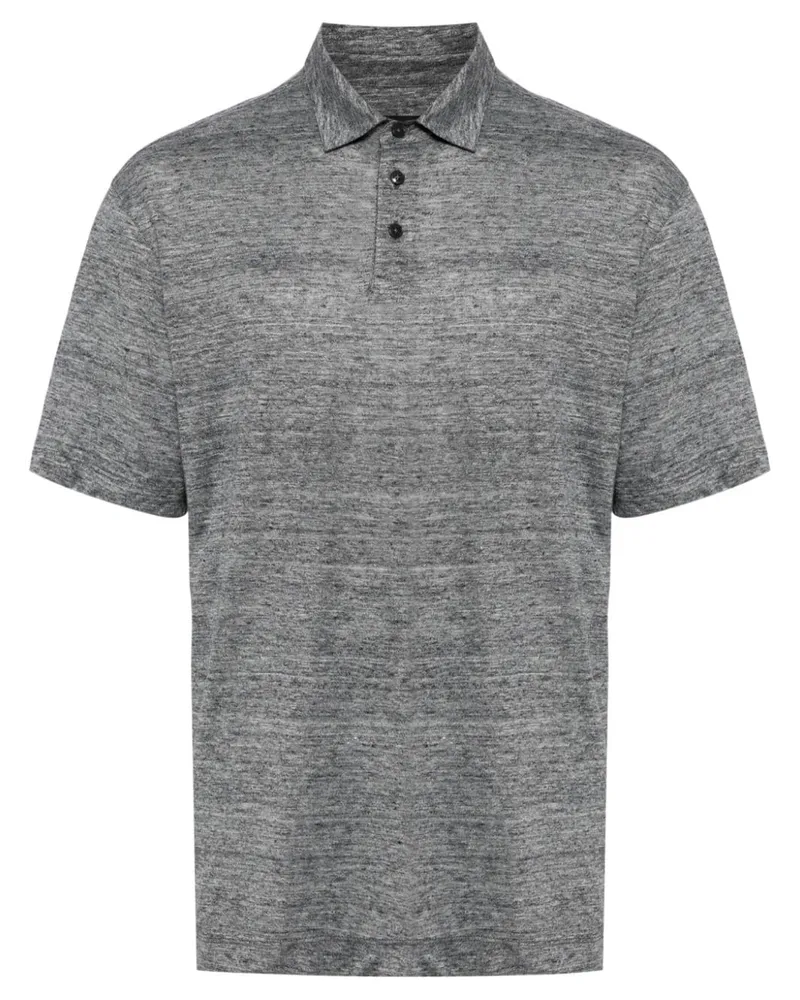 Ermenegildo Zegna Poloshirt aus Leinen - Grau Grau