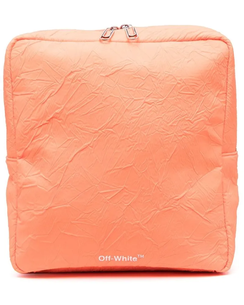 OFF-WHITE Kuriertasche mit Logo-Print Orange