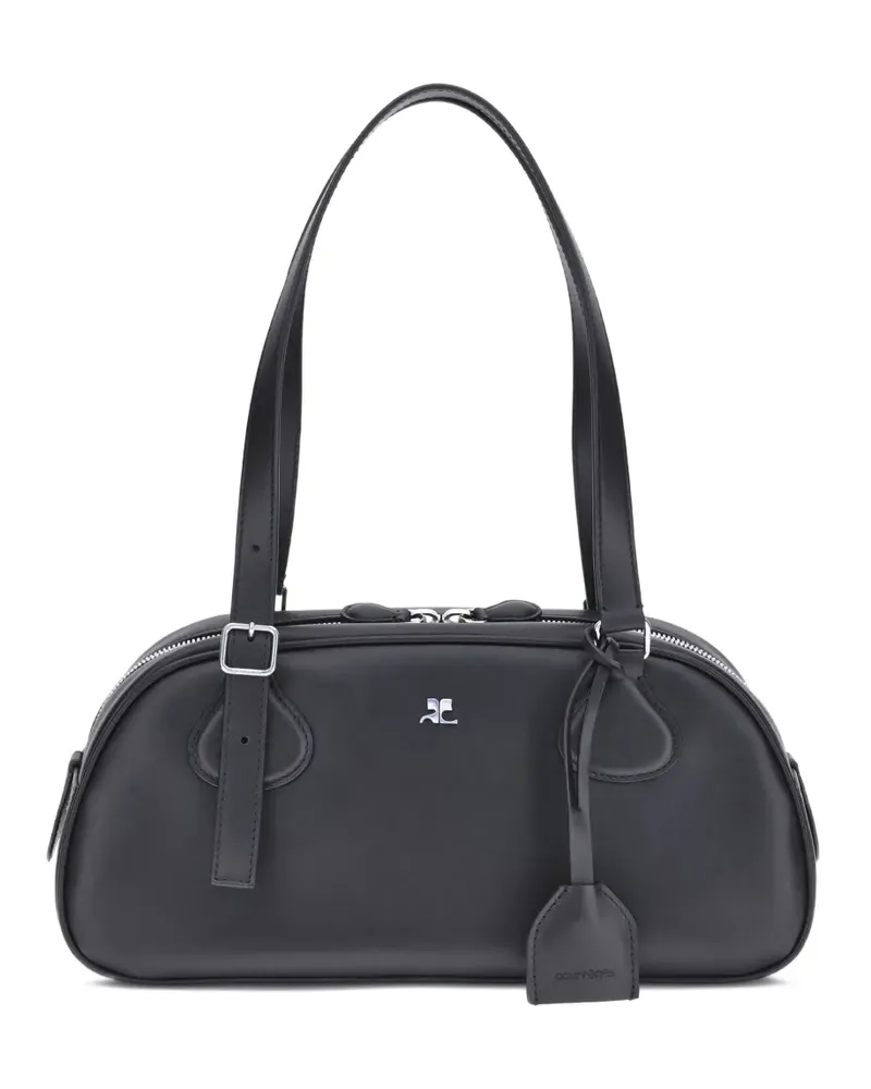 Courrèges Mittelgroßer Friday Tote Bag - Schwarz Schwarz