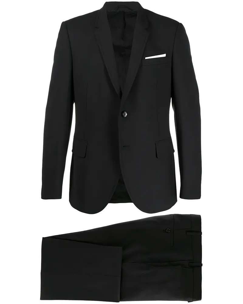 Neil Barrett Zweiteiliger Anzug - Schwarz Schwarz