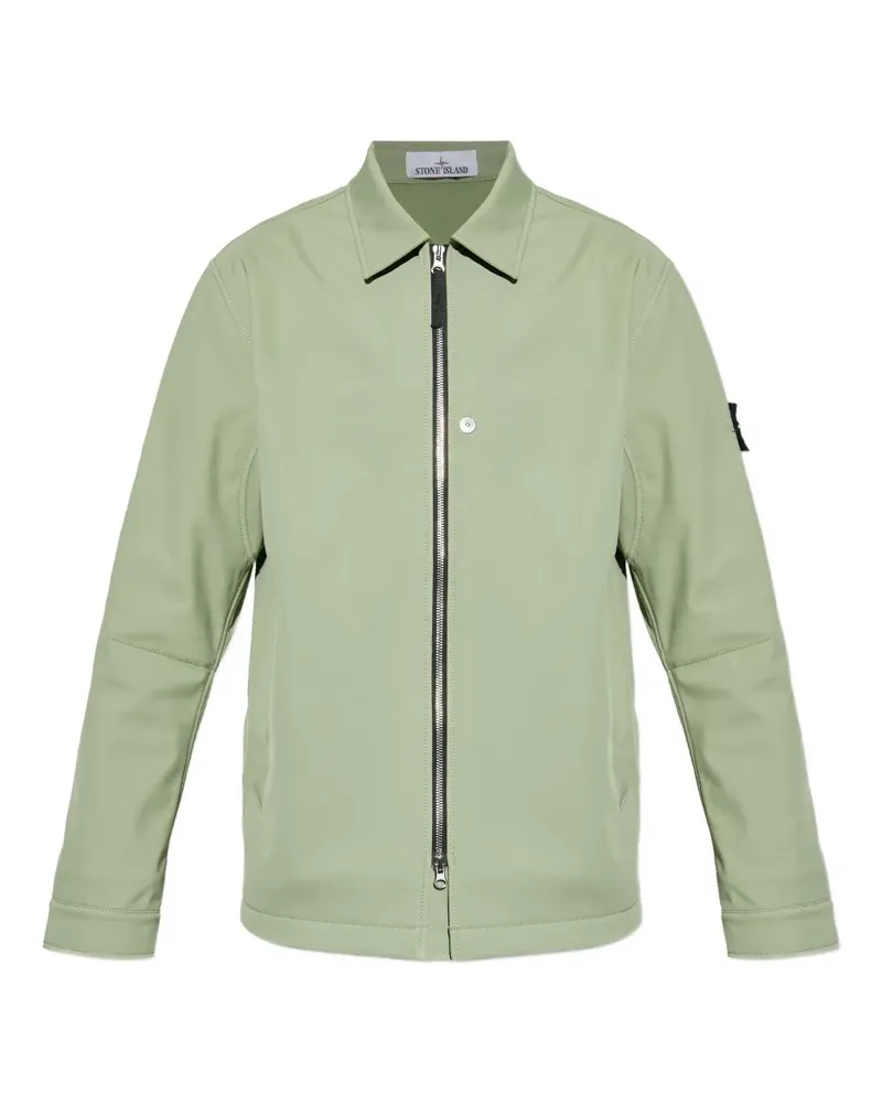 Stone Island Jacke mit aufgesetzten Taschen - Grün Grün