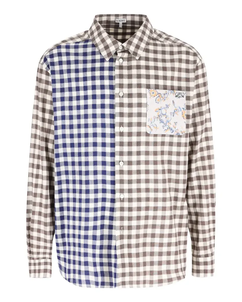 Loewe x Cosima von Bonin check-print shirt - Braun Braun