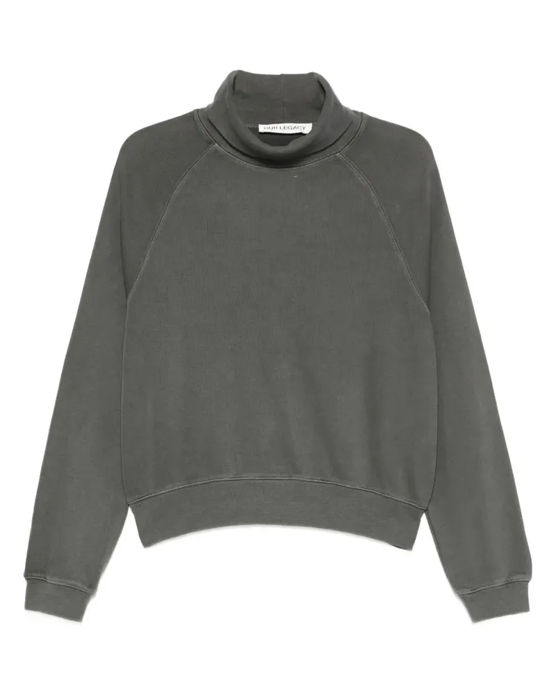 Our Legacy Scholar raglan-sleeve roll-neck sweatshirt - Grau Grau
