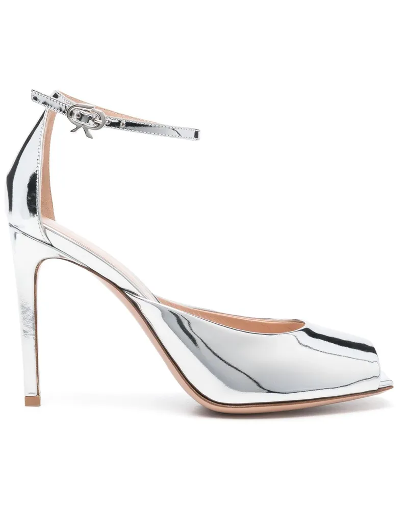 Gianvito Rossi Ethel Sandalen 95mm - Silber Silber