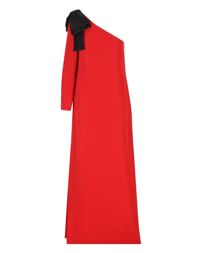 Valentino Garavani Seidenkleid mit Schleife - Rot Rot