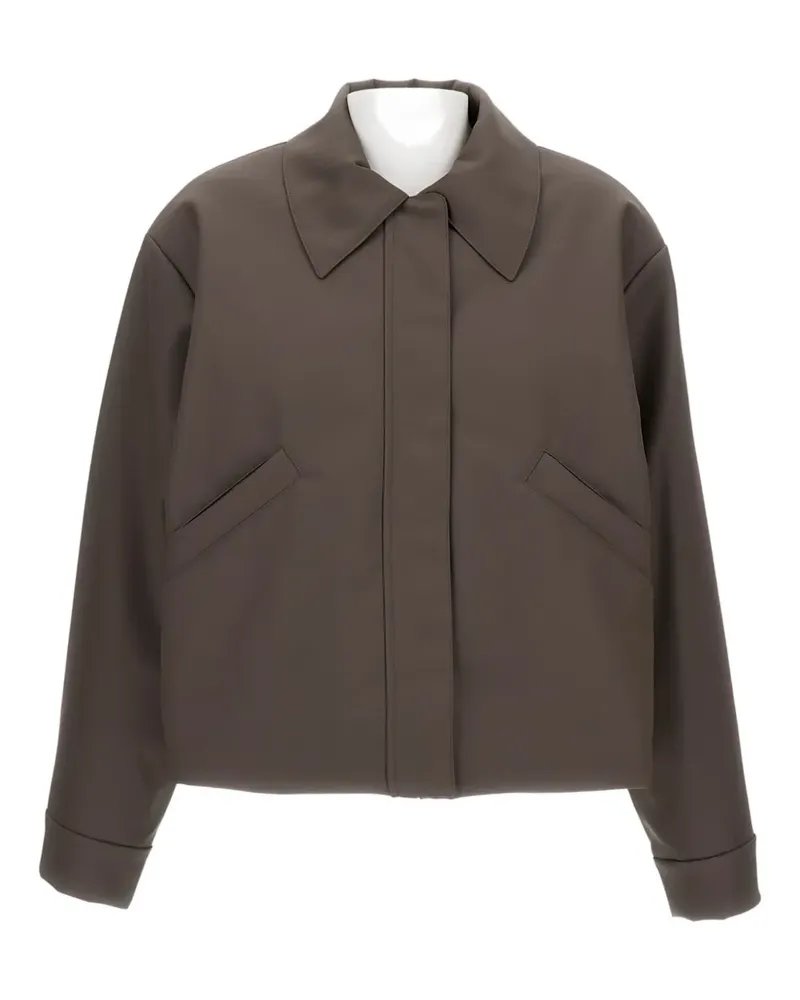 KASSL Bomberjacke aus Gummi - Braun Braun