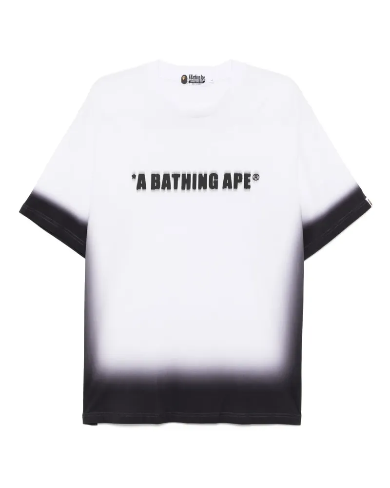 BAPE T-Shirt mit grafischem Print - Weiß Weiß