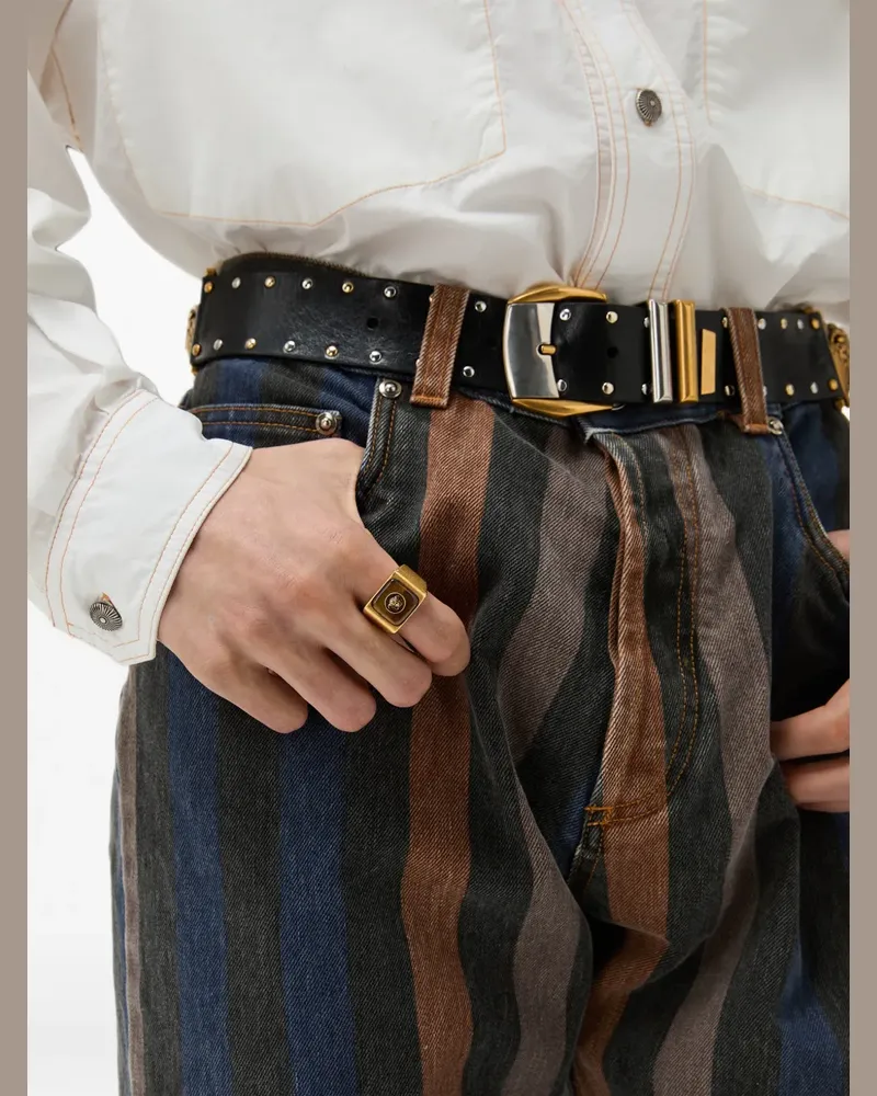 Versace Aura ring - Gold Gold