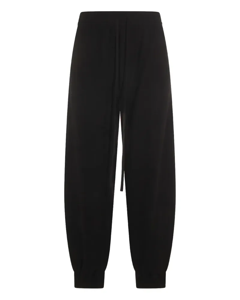 THOM KROM drawstring wool trousers - Schwarz Schwarz
