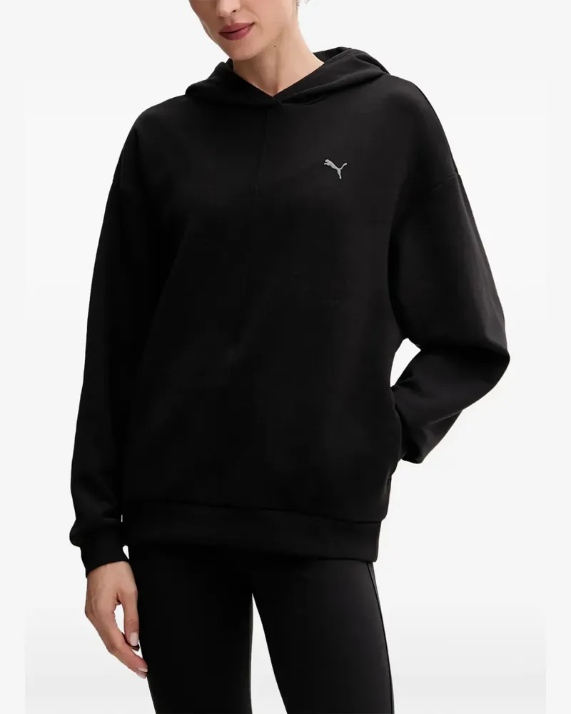 Puma Hoodie mit tiefen Schultern - Schwarz Schwarz