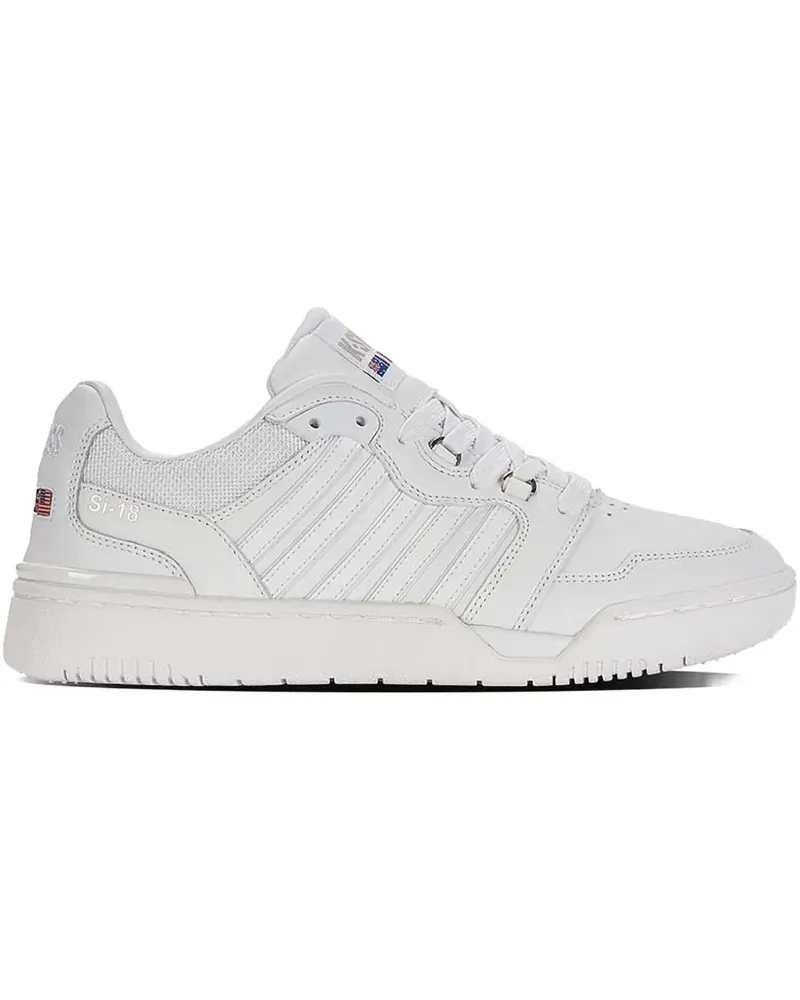 K-Swiss Gestreifte SI-18 Sneakers - Weiß Weiß