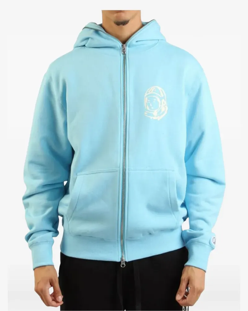 Billionaire Boys Club Helmet Hoodie mit Logo-Print - Blau Blau