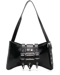 Chiara Ferragni Schultertasche mit Schnalle Schwarz