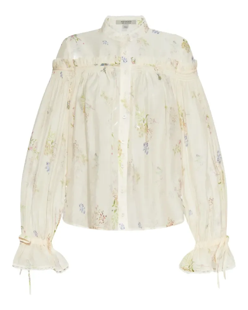 AllSaints Delphine Bluse - Nude Nude