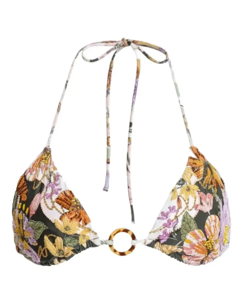 AGUA BENDITA Lolita floral-detail bikini - Grün Grün