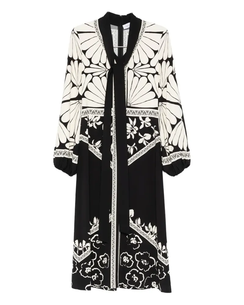 Raquel Diniz floral-print dress - Schwarz Schwarz