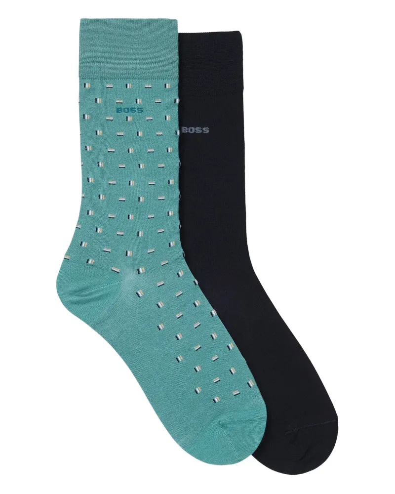 HUGO BOSS Socken mit Muster - Blau Blau