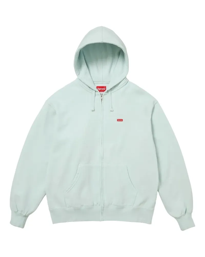 Supreme Being logo-patch zip-up hoodie - Grün Grün