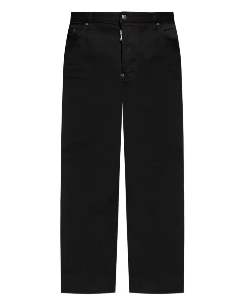 Dsquared2 logo-patch jeans - Schwarz Schwarz