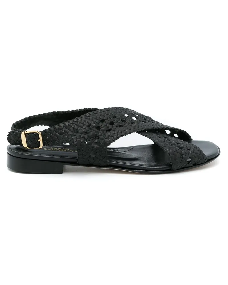 Sarah Chofakian Rasteria Sandalen - Schwarz Schwarz
