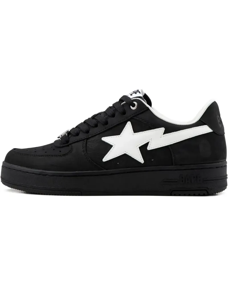 BAPE Sneakers mit Sternapplikation - Schwarz Schwarz