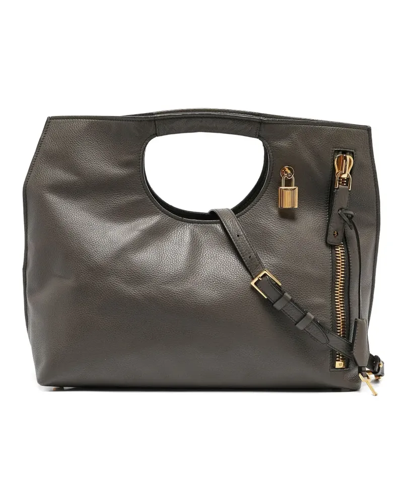Tom Ford Pre-owned Alix Tote Bag mit Schloss - Grau Grau