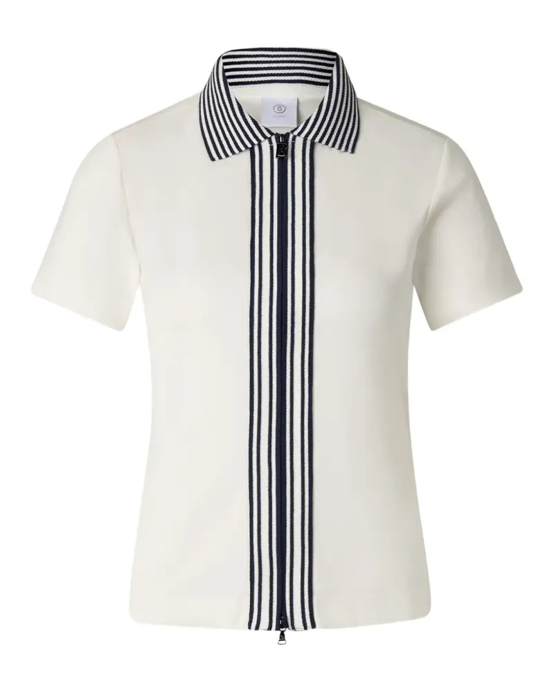 Bogner Peppa zip-up polo top - Weiß Weiß