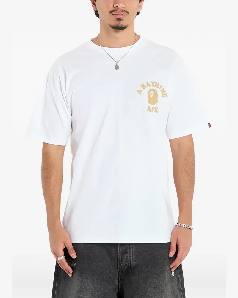 BAPE Camo College T-shirt - Weiß Weiß