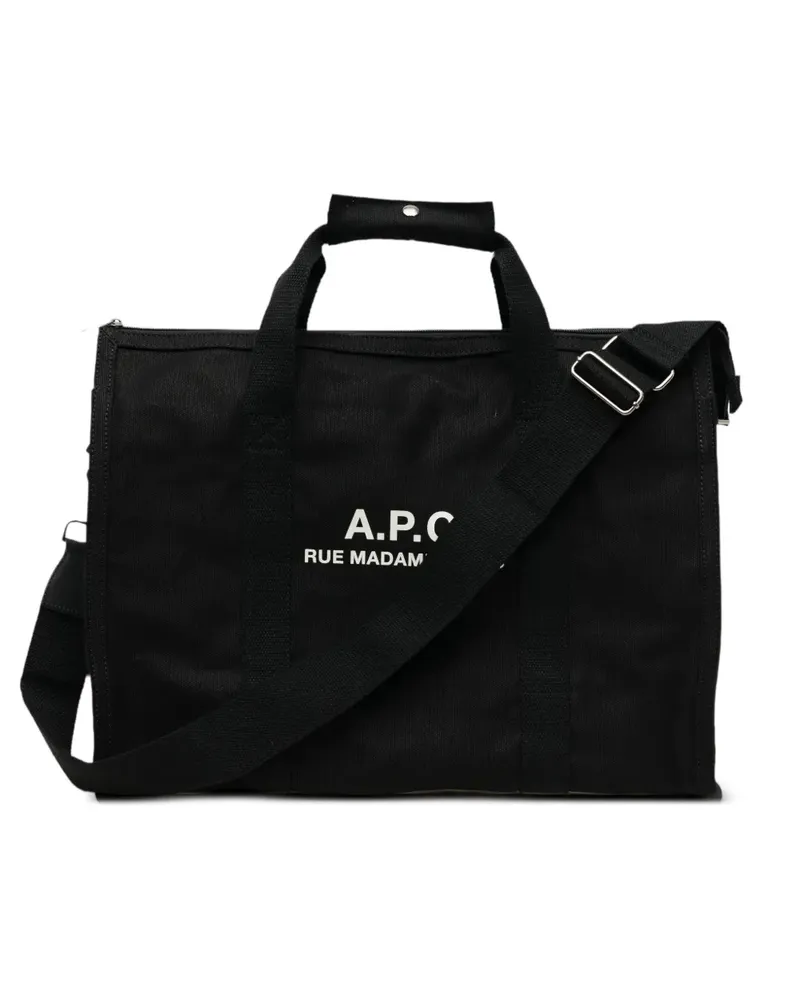 A.P.C. Recuperation Sporttasche - Schwarz Schwarz