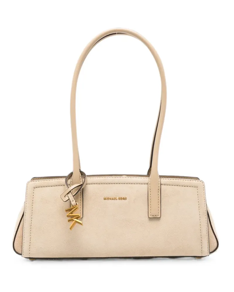 Michael Kors Laila logo-plaque shoulder bag - Nude Nude