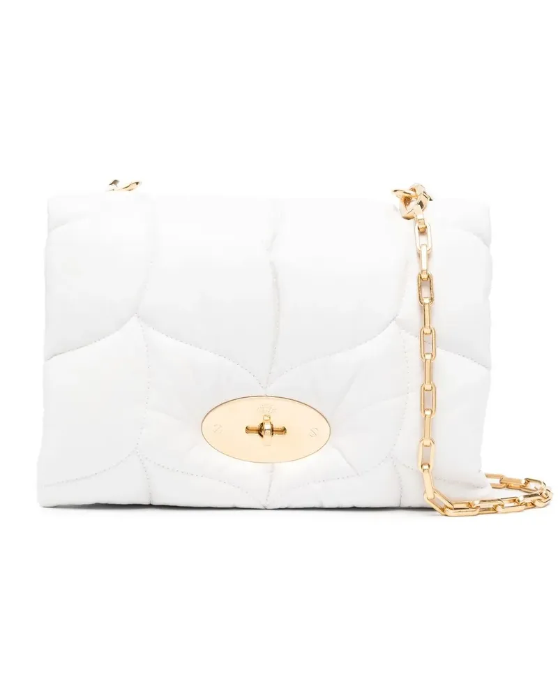 Mulberry Gesteppte Schultertasche - Weiß Weiß