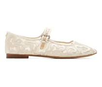 Michaela Ballerinas mit Stickerei - Nude