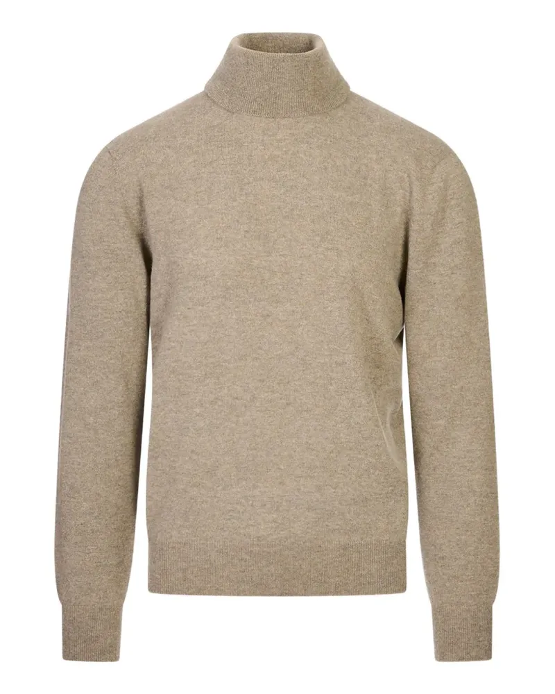 AGNONA turtleneck long-sleeve sweater - Nude Nude