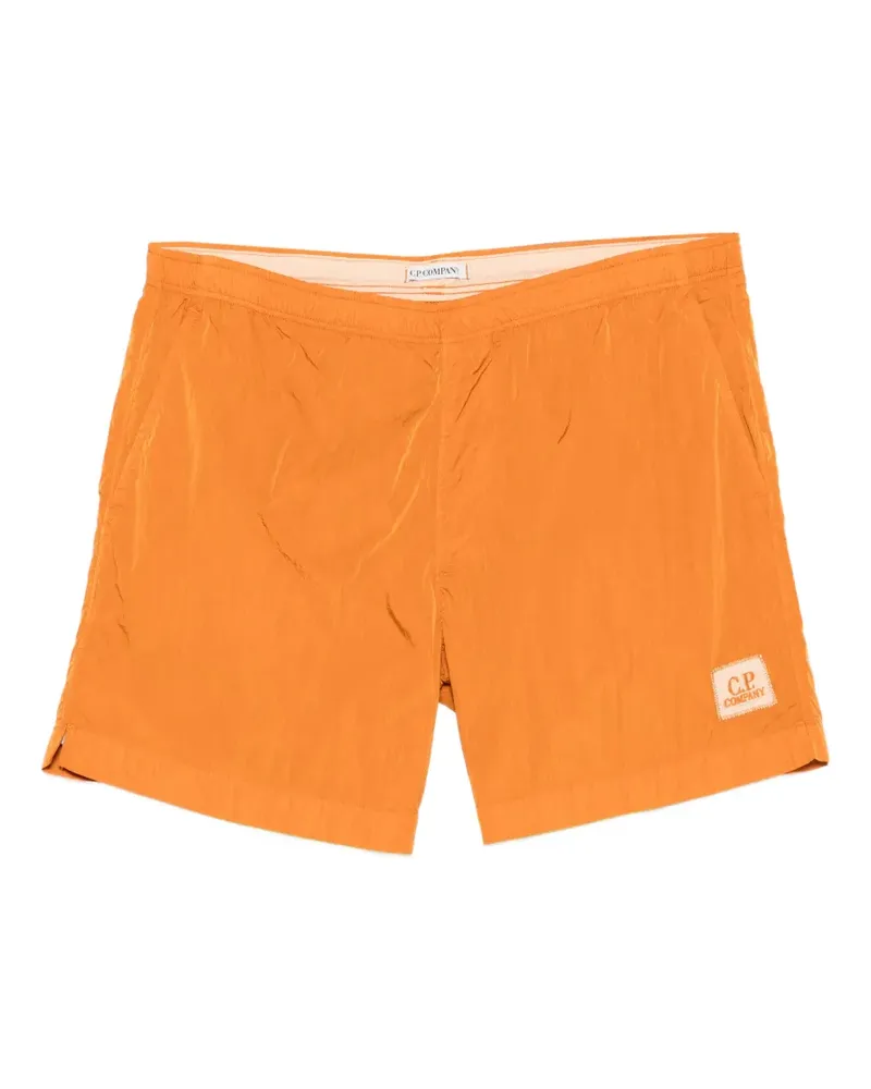 C.P. Company logo patch swim shorts - Orange Orange