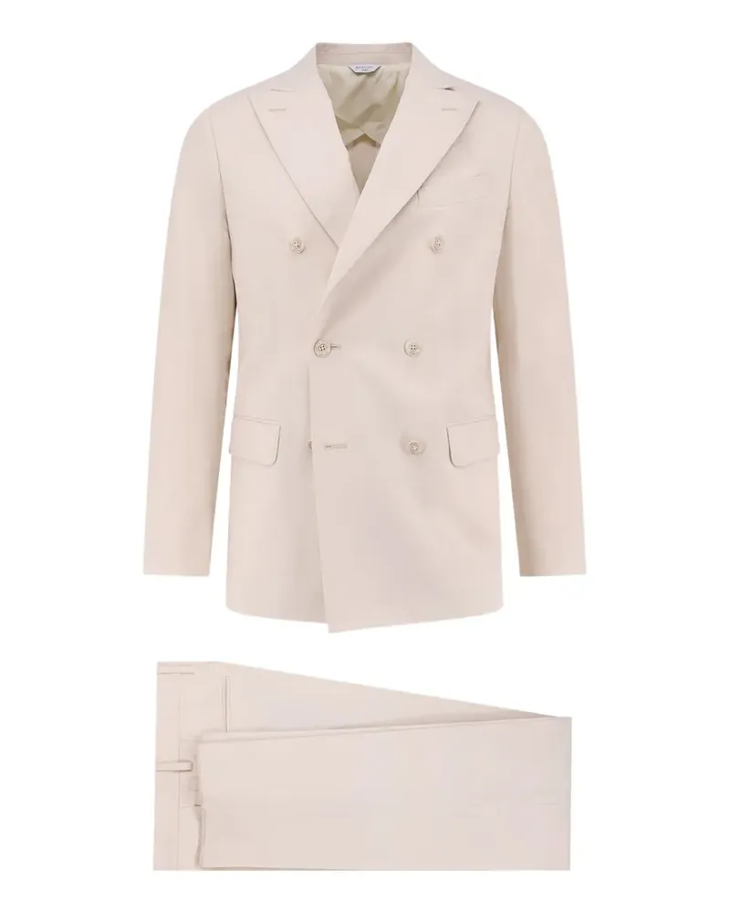 Boglioli peak-lapels double-breasted suit - Nude Nude