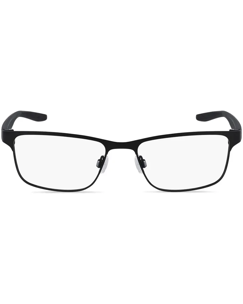 Nike Brille mit eckigem Gestell - Schwarz Schwarz