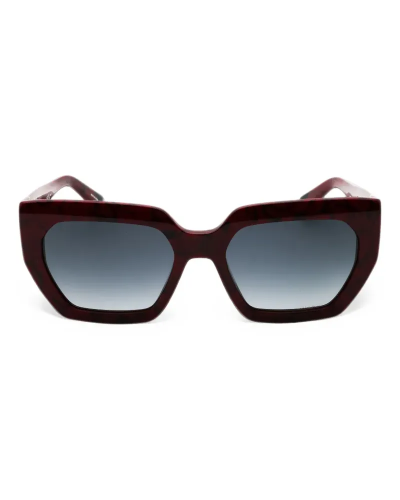 Missoni geometric-frame sunglasses - Rot Rot