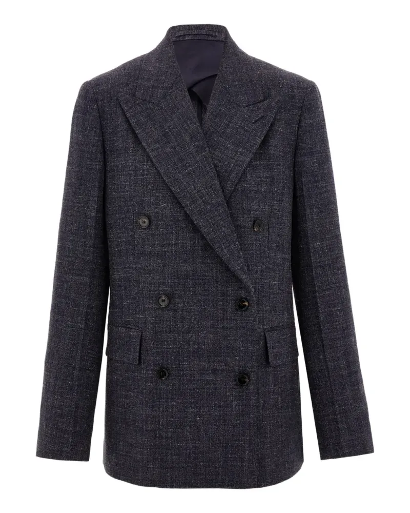 Ferragamo Doppelreihiges Sakko - Blau Blau