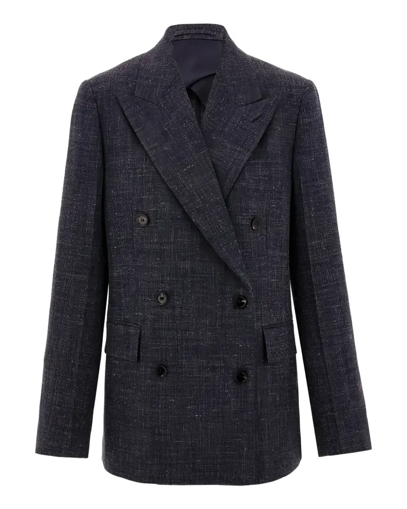 Ferragamo Doppelreihiges Sakko - Blau Blau