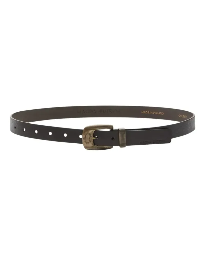 Magda Butrym leather belt - Schwarz Schwarz