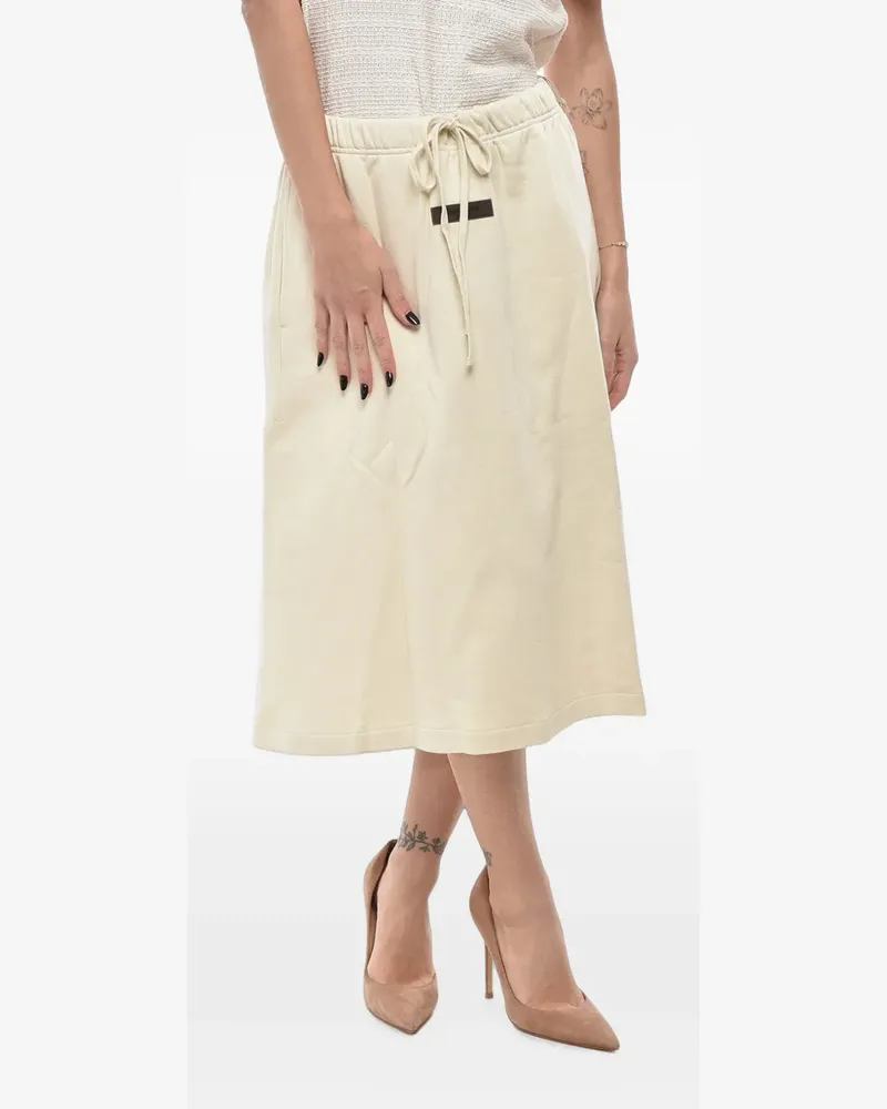Fear of God elasticated-waist midi skirt - Nude Nude