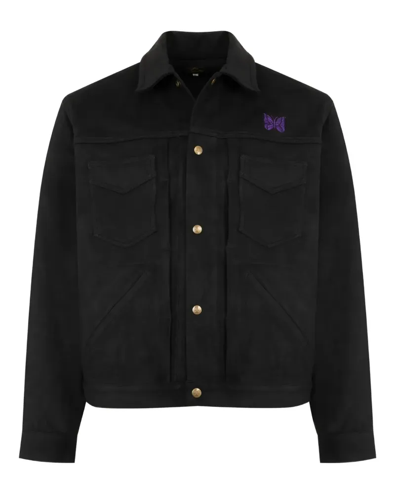 NEEDLES Geknöpfte Penny Jean Jacke - Schwarz Schwarz