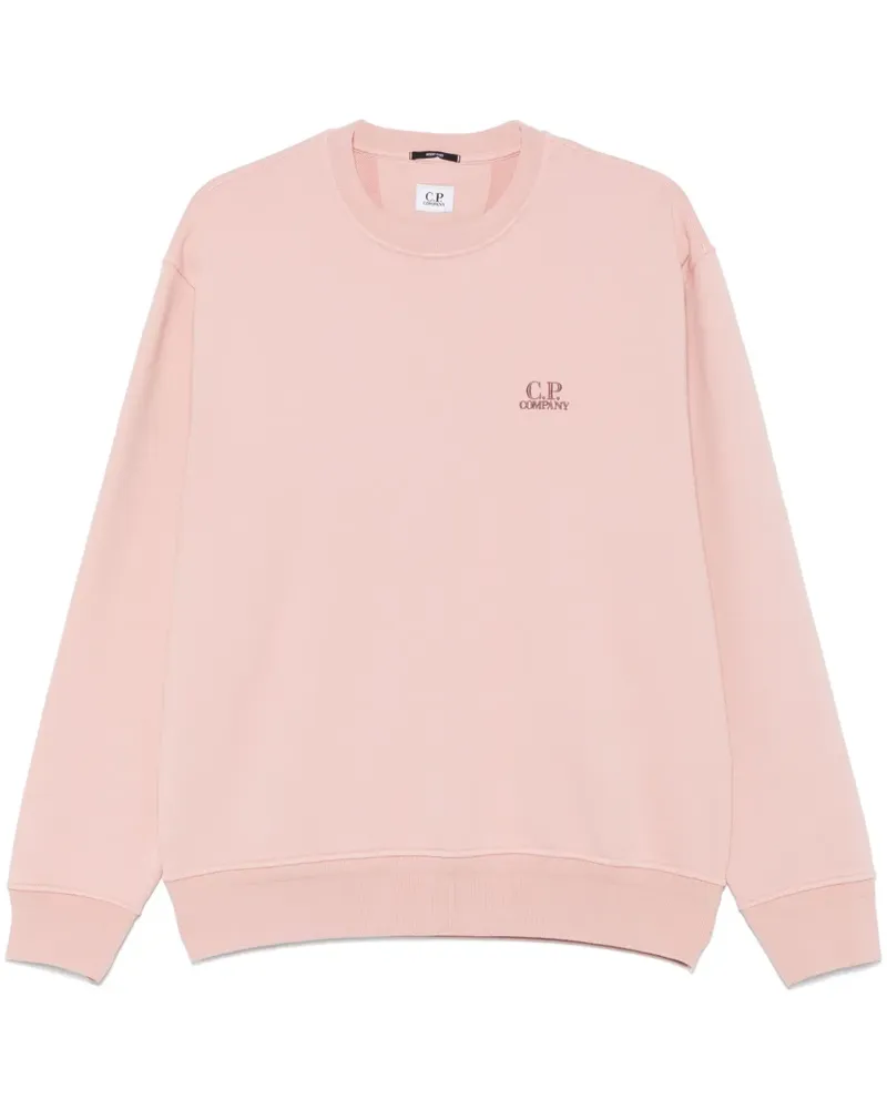 C.P. Company Sweatshirt mit Logo-Stickerei - Rosa Rosa