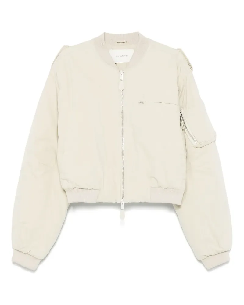 Entire Studios A-4 Bomberjacke - Nude Nude