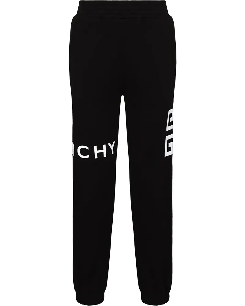 Givenchy Bestickte Jogginghose mit schmalem Schnitt - Schwarz Schwarz